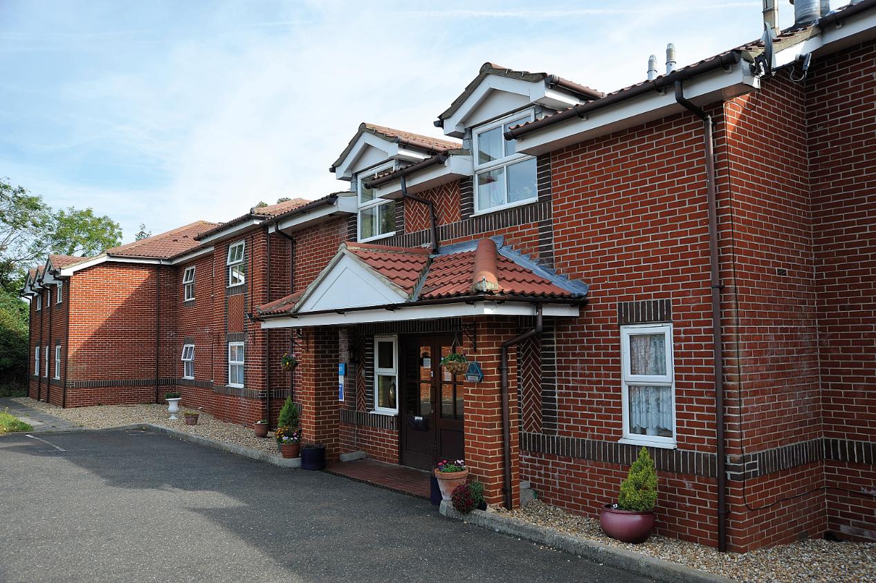 exterior of coppice court care home in Eastbourne