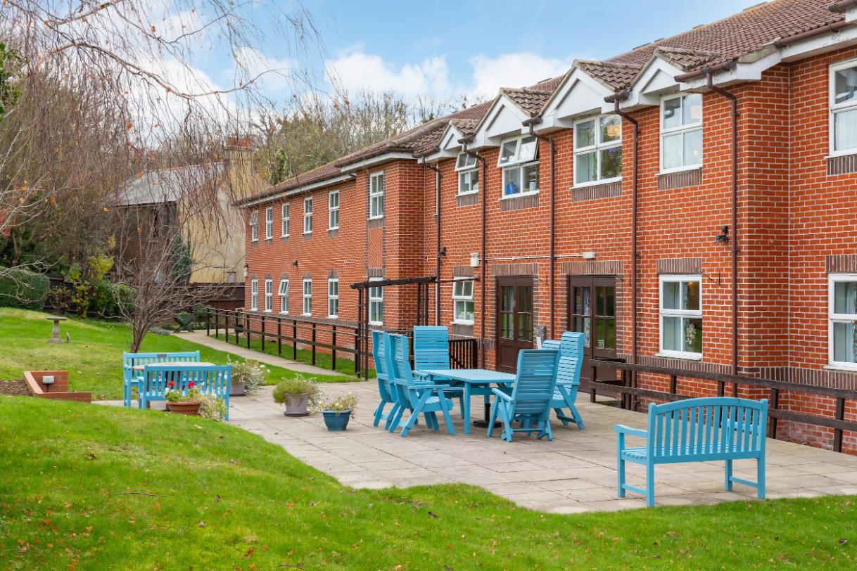 patio furniture outside care home